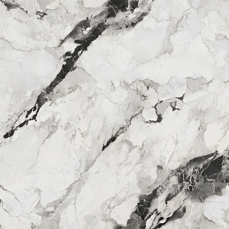 Landscape White Pattern Hot Stamping Foil for UV Marble Sheet